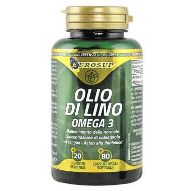 EUROSUP Olio di Lino Omega 3 80 softgels OMEGA 3