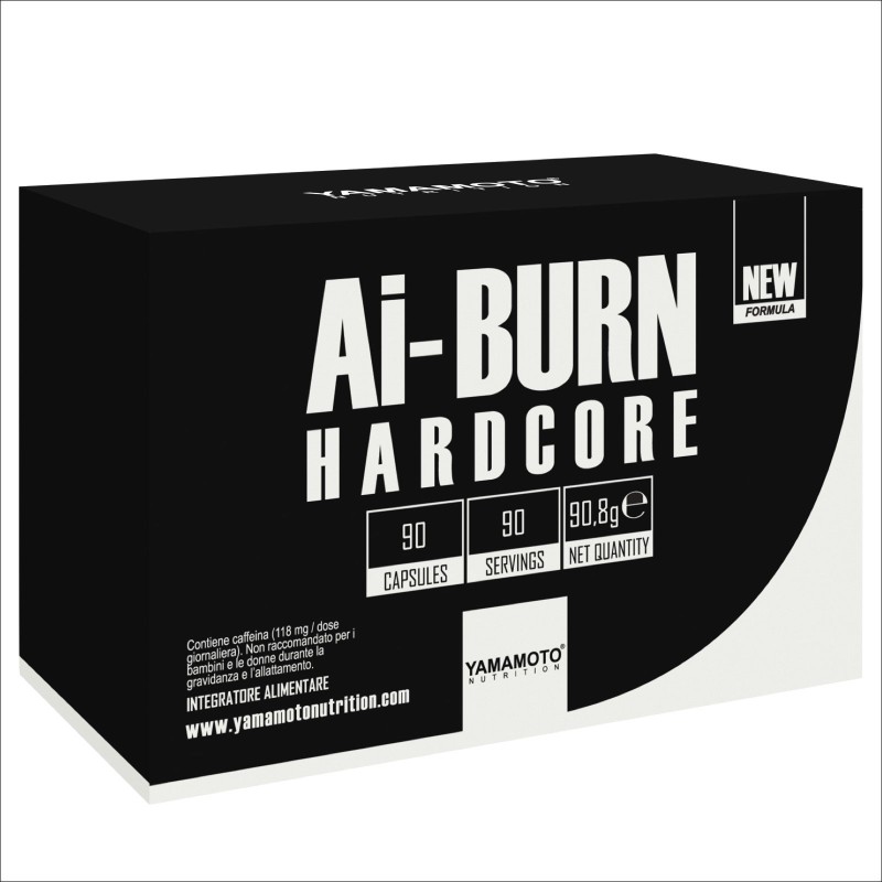 Ai-BURN Hardcore di YAMAMOTO NUTRITION - 90 cpr BRUCIA GRASSI TERMOGENICI