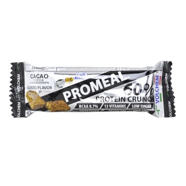 VOLCHEM Promeal Protein Crunch 60% 1 barretta da 40 grammi BARRETTE ENERGETICHE