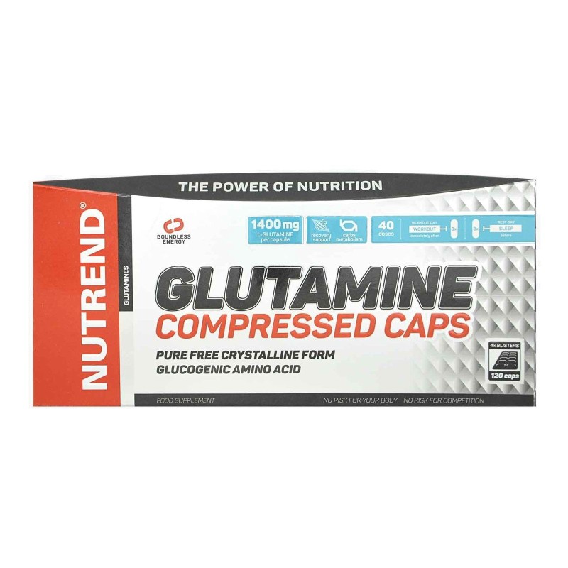 NUTREND Glutamine Compressed Caps 120 capsule GLUTAMMINA