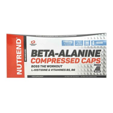 NUTREND Beta-Alanine Compressed Caps 90 capsule PRE ALLENAMENTO