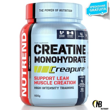 NUTREND Creatine Monohydrate Creapure 500 grammi CREATINA