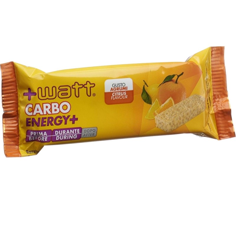 +WATT CARBO ENERGY+ BARRETTA ENERGETICA DA 40 Gr BARRETTE ENERGETICHE