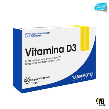 YAMAMOTO NUTRITION Vitamina D3 30 capsule VITAMINE