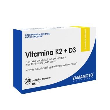 YAMAMOTO NUTRITION Vitamina K2 + D3 30 capsule VITAMINE