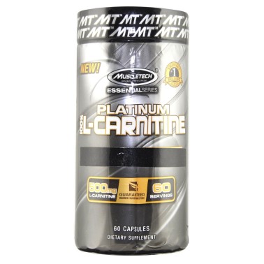 MUSCLETECH Platinum 100% L-Carnitine Essential Series 60 caps CARNITINA