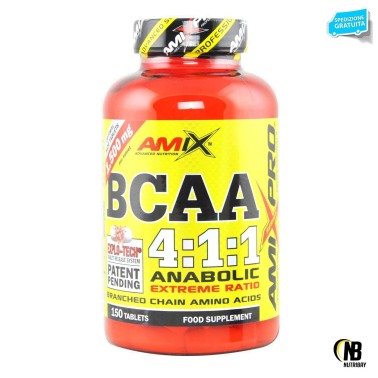 AMIX BCAA 4:1:1 150 compresse AMINOACIDI 3.1.2 - 4.1.1 - 10.1.1 - 12.1.1