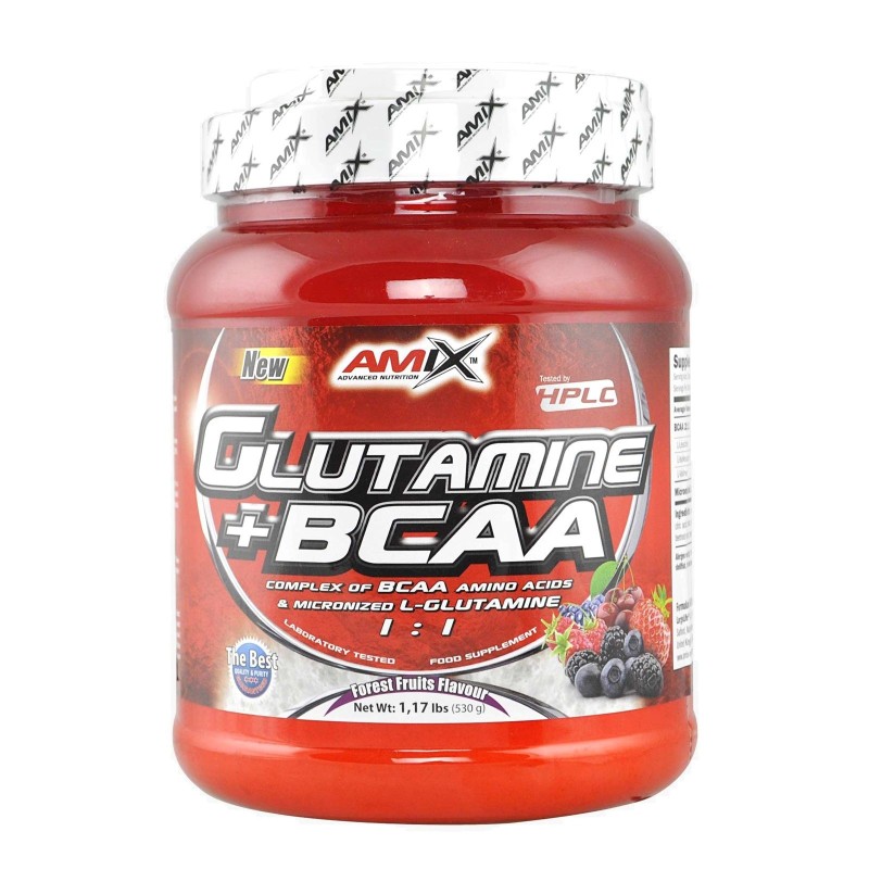 AMIX Glutamine + BCAA Polvere 500 grammi GLUTAMMINA