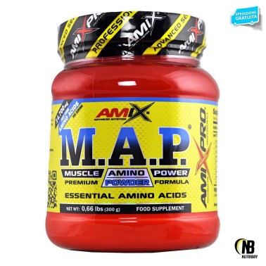 AMIX M.A.P. - Muscle Amino Power Powder 300 grammi AMINOACIDI COMPLETI / ESSENZIALI