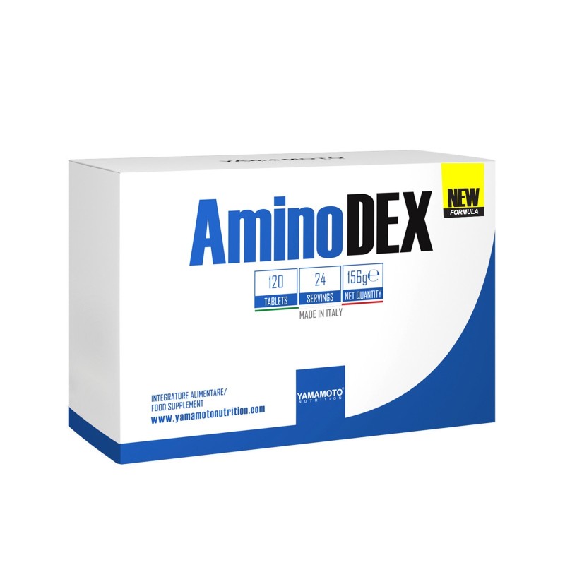 YAMAMOTO NUTRITION AminoDEX® 120 compresse AMINOACIDI COMPLETI / ESSENZIALI