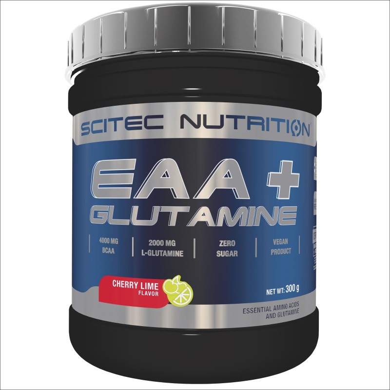 SCITEC NUTRITION EAA+ Glutamina 300 gr AMINOACIDI COMPLETI / ESSENZIALI