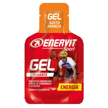 ENERVIT Gel Arancia DURANTE 25 ml CARBOIDRATI - ENERGETICI