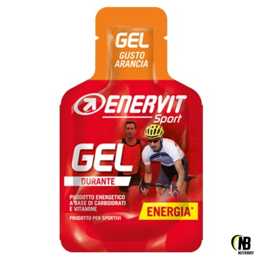 ENERVIT Gel Arancia DURANTE 25 ml CARBOIDRATI - ENERGETICI