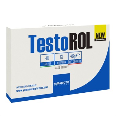 TestoROL NEW FORMULA di YAMAMOTO NUTRITION - 40 cpr TONICI