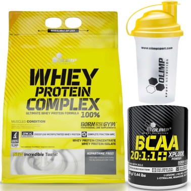 Olimp Whey Protein Complex 2270 2,27 kg Proteine Siero del Latte + Bcaa 20:1:1 PROTEINE