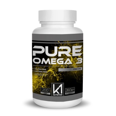 K1 Nutrition PURE OMEGA 3 Fish Oil 200 perle OMEGA 3