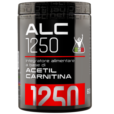 Net Integratori ALC 1250 - 60 cpr da 1,25 gr Integratore di Acetil-Carnitina CARNITINA