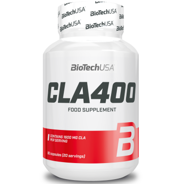 Biotech Usa Cla 400 80 perle Integratore alimentare di Acido Linoleico Coniugato BENESSERE-SALUTE
