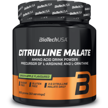 Biotech Usa Citrulline Malate 300 gr Integratore di Citrullina Malato in polvere TONICI