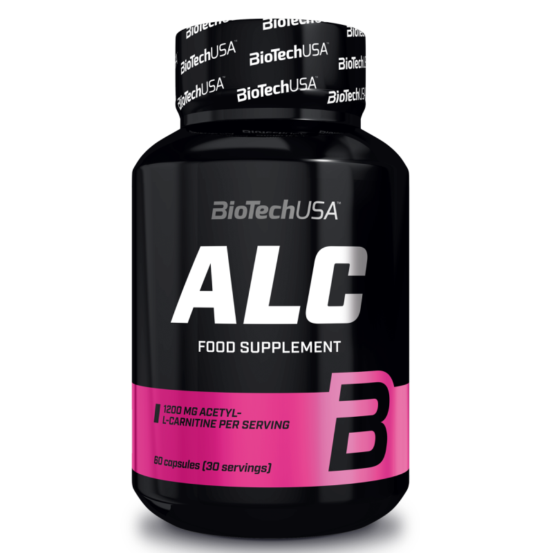 Biotech Usa Alc 60 caps L-Carnitine Acetyl Carnitina con Zinco senza Caffeina CARNITINA