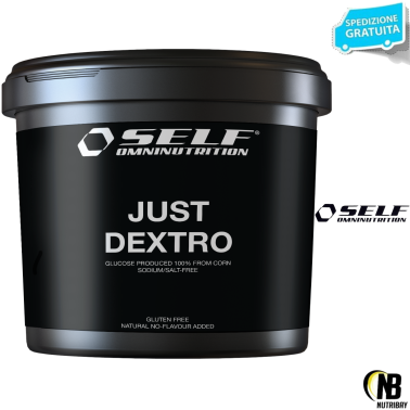 Self Just Dextro 2 kg Puro Destrosio Carboidrati Rapidi per Recupero Glucosio CARBOIDRATI - ENERGETICI