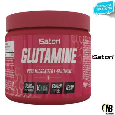 ISATORI Glutamine 200 gr Glutammina Micronizzata Kyowa GLUTAMMINA