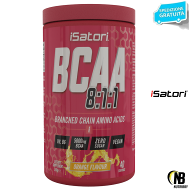 Isatori Bcaa 8:1:1 240 gr Aminoacidi Ramificati rappporto 811 con b6 AMINOACIDI BCAA 8.1.1