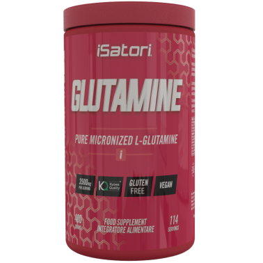 Isatori Glutamine 400 gr. Pura Glutammina Micronizzata qualita' Kyowa GLUTAMMINA