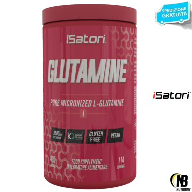 Isatori Glutamine 400 gr. Pura Glutammina Micronizzata qualita' Kyowa GLUTAMMINA