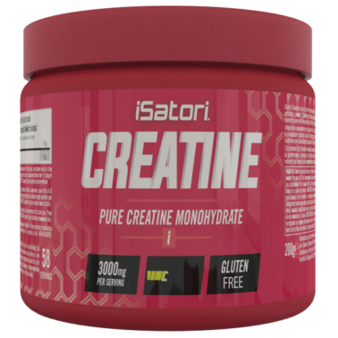 ISATORI Creatine 200 gr Creatina Monoidrato Pura Polvere Creapure CREATINA
