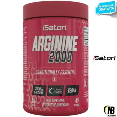 ISATORI Arginine 90 cpr. Arginina L-Arginina Kyowa Ossido Nitrico Erezione ARGININA