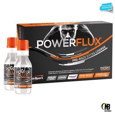 ETHIC SPORT POWERFLUX 5 flaconi monodose da 85 ml PRE ALLENAMENTO