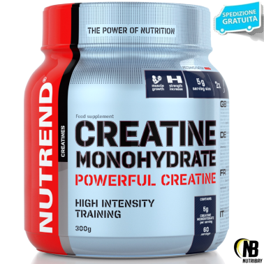 NUTREND Creatine Monohydrate 300 grammi CREATINA