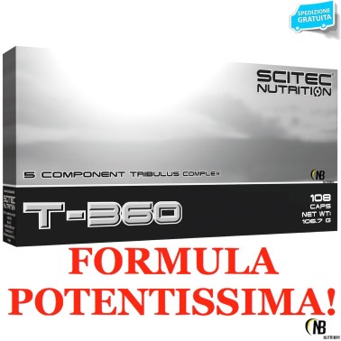 SCITEC T-360 108cps Tribulus Terrestris Zinco Arginina Stimolo Testosterone TONICI