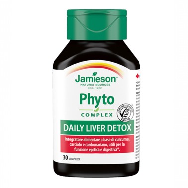 JAMIESON Phyto Complex Daily Liver Detox 30 cpr DRENANTI DIURETICI
