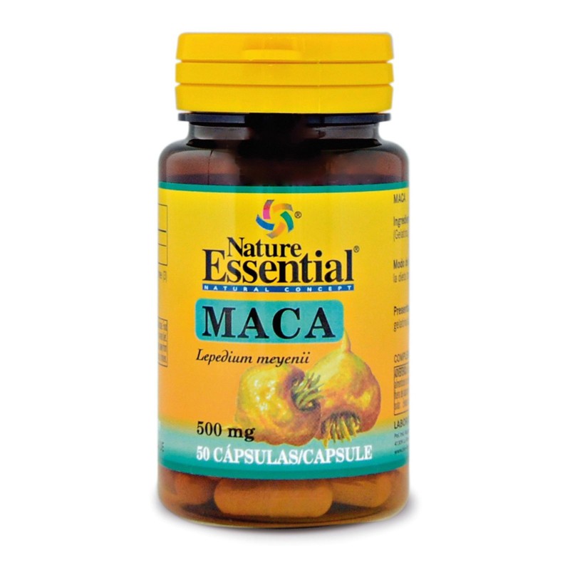 NATURE ESSENTIAL Maca 500 mg - 50 caps TONICI