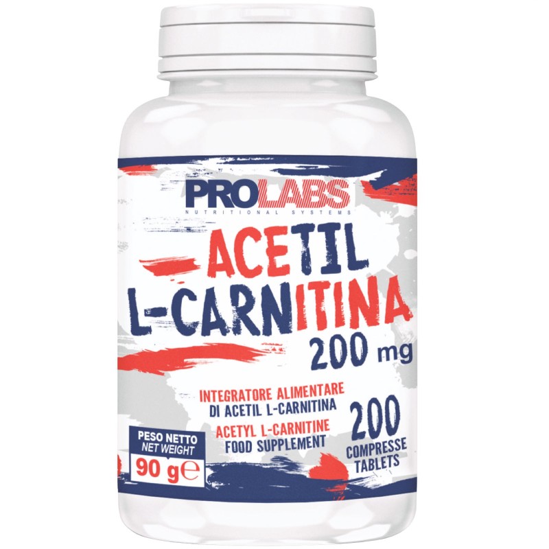 PROLABS Acetil L-Carnitina 200 cps da 200 mg. Carnitina Brucia Grassi Dimagrante CARNITINA