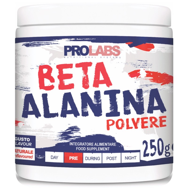 Prolabs Beta Alanina 250 gr. In polvere Antiossidante Pre-workout per Carnosina TONICI