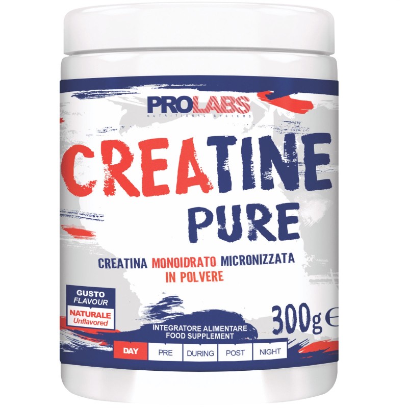 Prolabs Creatine Pure 300 gr Creatina Monoidrato Micronizzata in Polvere NUTRIBAY Prolabs Creatine Pure 300 gr Creatina Monoidrato Micronizzata in Polvere NUTRIBAY