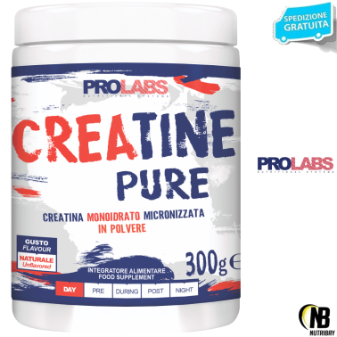 Prolabs Creatine Pure 300 gr Creatina Monoidrato Micronizzata in Polvere CREATINA