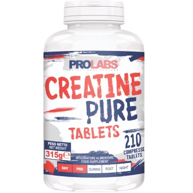 Prolabs CReatine Pure Tablets 210 cpr. Pura Creatina Monoidrato il Compresse CREATINA