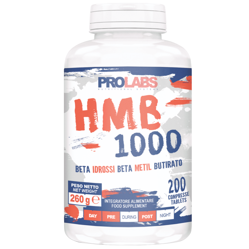 Prolabs HMB 1000 200 cpr Beta idrossi beta metil butirato TONICI