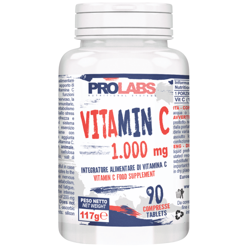 PROLABS Vitamin C 1000mg 90 cpr da 1 grammo VITAMINE