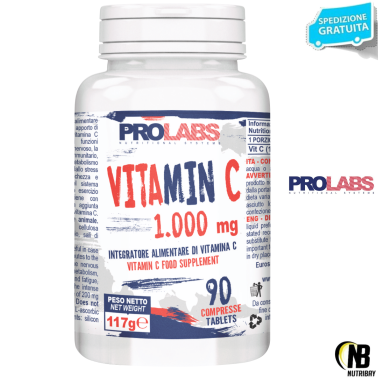 PROLABS Vitamin C 1000mg 90 cpr da 1 grammo VITAMINE