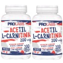 PROLABS Acetil L-Carnitina 2 X 200 cps ( 400 ) da 200 mg Carnitina Bruciagrassi in vendita su Nutribay.it