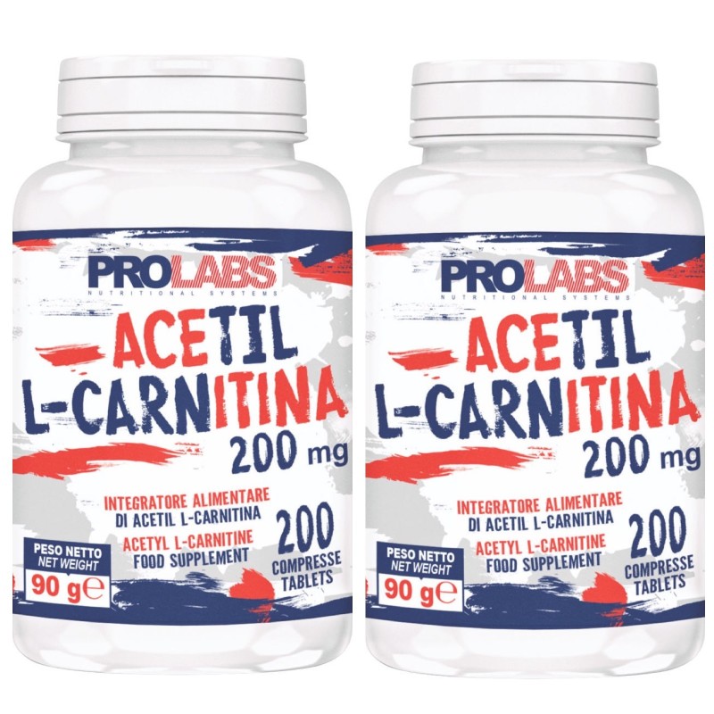 PROLABS Acetil L-Carnitina 2 X 200 cps ( 400 ) da 200 mg Carnitina CARNITINA