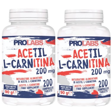 PROLABS Acetil L-Carnitina 2 X 200 cps ( 400 ) da 200 mg Carnitina CARNITINA