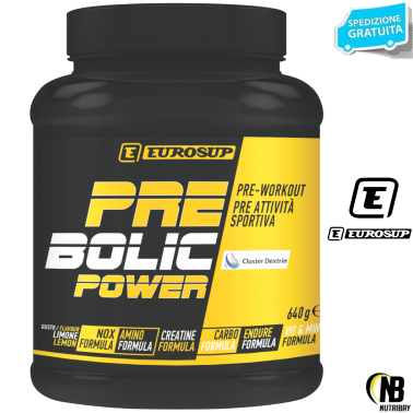 EUROSUP Pre Bolic Power+ 640 grammi PRE ALLENAMENTO