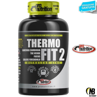 Pronutrition Thermo Fitt 2 90 cps termogenico con Garcinia e Fucus BRUCIA GRASSI TERMOGENICI