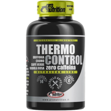 PRONUTRITION Thermo Control 80 cpr Termogenico senza Caffeina con Tirosina BRUCIA GRASSI TERMOGENICI
